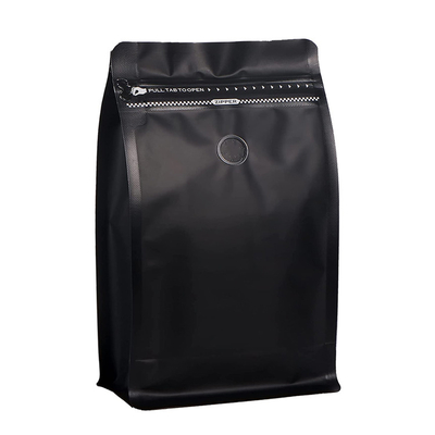 Recyclable Wholesale Resealable Lock Packing One Way Valve Pocket Ziplock Food Packaging Compostable Degassing Coffee Bag