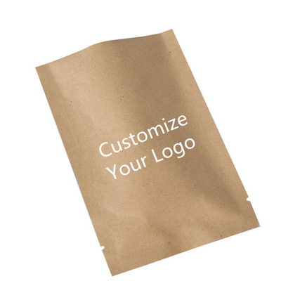 Biodegradable Heat Sealed 100 Coffee Bean Packaging Printing Kraft Paper Biodegradable Compostable Tea Bags