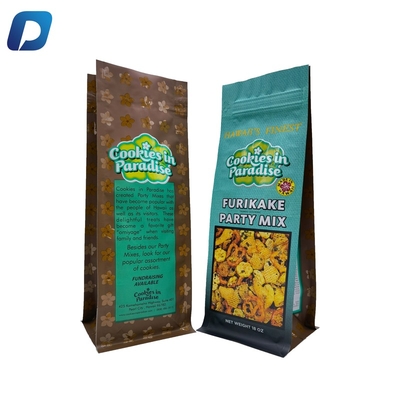 Security Custom Printed Matte Printing 250g 500g 1kg Coffee Pouches Zipper Flat Bottom Aluminum Foil Bags