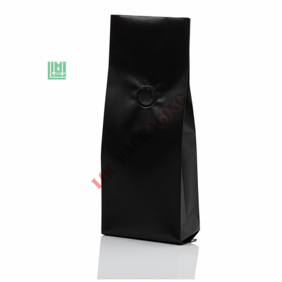 Wholesale 250g Moisture Proof Resealable Recycle Side Gusset Ziplock Without Valve Coffee Bean Packaging Bags