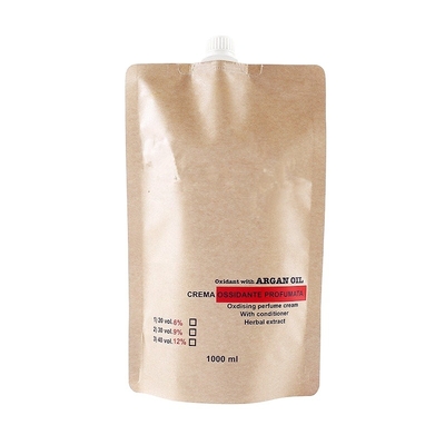 Biodegradable Food Eco-Friendly Pouches Recyclable Printing Compostable Paper Kraft Bag Custom Resealable Coffee Stand Up Spout Pouch