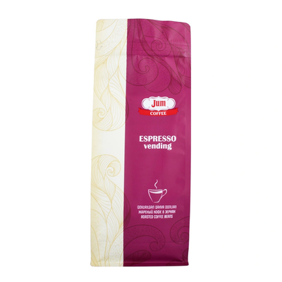 Logo Print Heat Sealed Resealable Mylar BIODEGRADABLE Aluminum Foil Flat Bottom Gusset Valve Custom Paper Empty Side Wrapping For Coffee Package