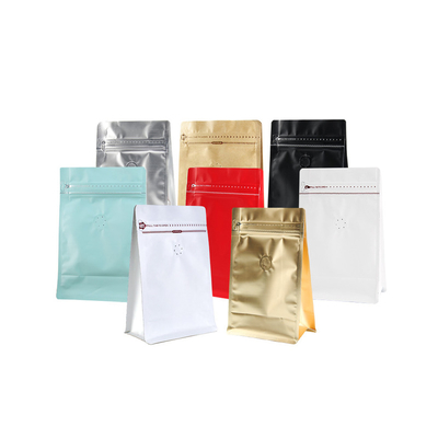 Recyclable In Stock Coffee Gusseted Organic Pouch Compostable Coffee Bag